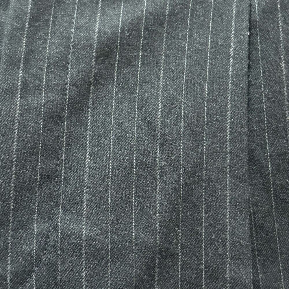 Vintage Burberry High Rise Wool Pinstripe Cuffed Trousers - Size 12 - Picture 3 of 7